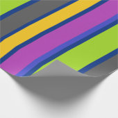 Farbig gestreift geschenkpapier (Ecke)