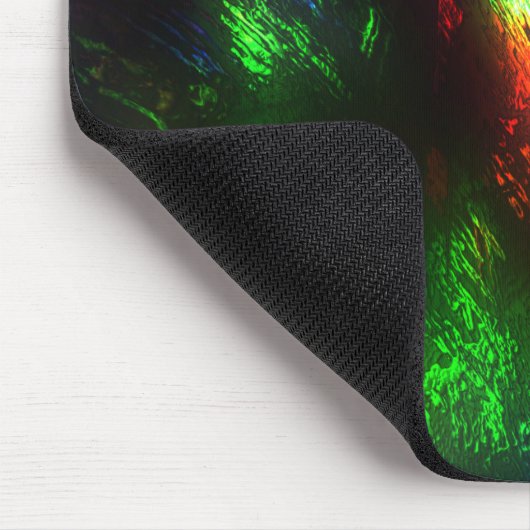 Farbig mit Rauigkeit überragt von schwarzer Farbe Mousepad (Ecke)