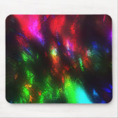 Farbig mit Rauigkeit überragt von schwarzer Farbe Mousepad (Vorne)