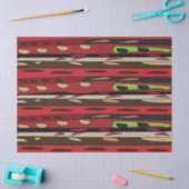 Farbig moderner Teppich gestreiftes Muster Seidenpapier (Basteln)