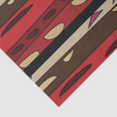 Farbig moderner Teppich gestreiftes Muster Seidenpapier (Detail)