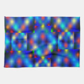 Farbig simuliert das Bild den Flößenschwung, über  Geschirrtuch (Horizontal)