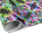 farbig überlappende Kreise Geschenkpapier (Rolleneckpunkt)