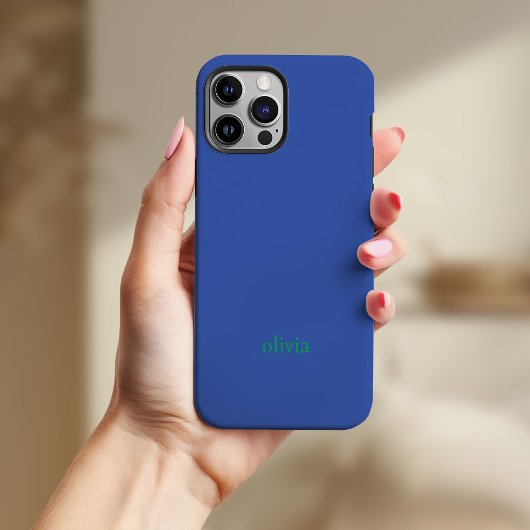 farbig und mutig | Blau und Grün Case-Mate iPhone Hülle