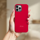 farbig und mutig | Rot und Rosa Case-Mate iPhone Hülle