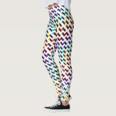 Farbig Zickzack Leggings (Links)