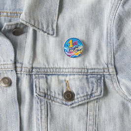 Farbige 1. Flug Flugzeug Souvenir Button