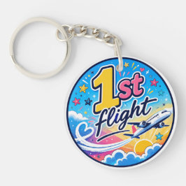 Farbige 1. Flug Flugzeug Souvenir Schlüsselanhänger