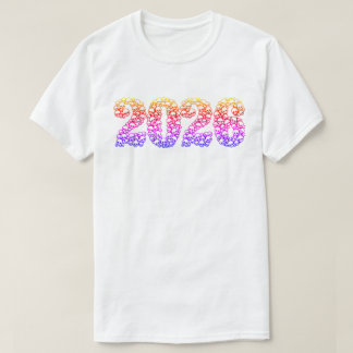 Farbige 2026 in Totenköpfen T-Shirt