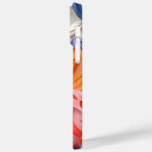 FARBIGE 3-D-BLICK TULIP-BLUME Case-Mate iPhone HÜLLE (Rückseite / Links)