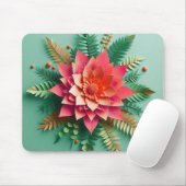 Farbige 3D-Blume Mousepad (Mit Mouse)