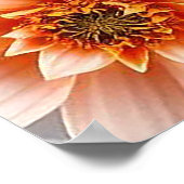 Farbige 3D-Blume Poster (Ecke)