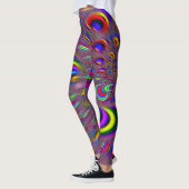 Farbige 3D-Rave-Leggings Leggings (Links)