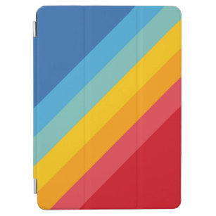 Farbige 70er 80er Retro Streifen iPad Air Hülle