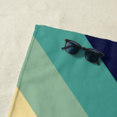 Farbige 70er 80er Retro Streifen Strandtuch (Beispiel)