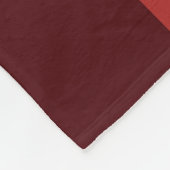 Farbige 70er Retro Streifen Fleecedecke (Ecke)