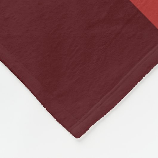 Farbige 70er Retro Streifen Fleecedecke (Ecke)