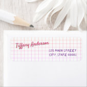 Farbige 80er-Jahre-Adressetiketten (Insitu)