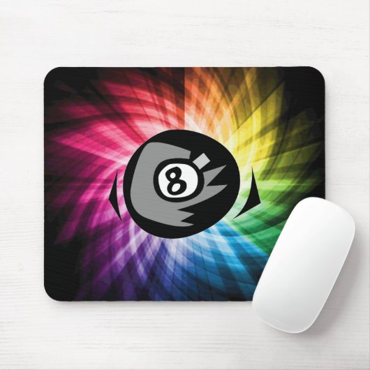 Farbige 8 Ball Mousepad (Mit Mouse)