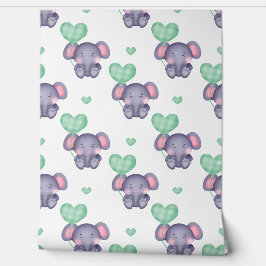 Farbige Abbildungen klassischer Spielzeuge Tapete