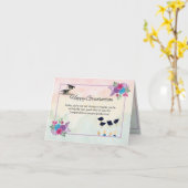 Farbige Abschluss-Karte Karte (Gelbe Blume)