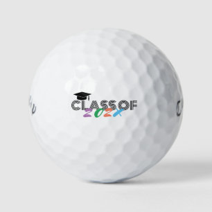 Farbige Abschluss-Klasse {Jahr} Personalisiert Golfball