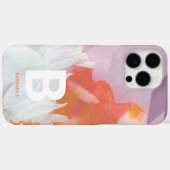 Farbige Abstrakt Art Monogram Individuelle Name Case-Mate iPhone Hülle (Rückseite (Horizontal))