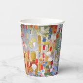 Farbige Abstrakt Art Paper Cups Pappbecher (Rückseite)