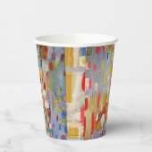 Farbige Abstrakt Art Paper Cups Pappbecher (Links)