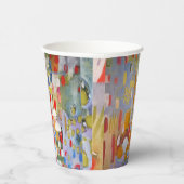 Farbige Abstrakt Art Paper Cups Pappbecher (Rechts)