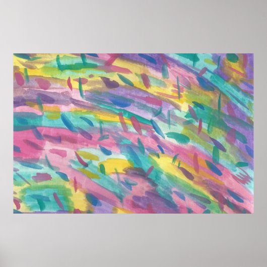 Farbige Abstrakt Art Poster drucken (Vorne)