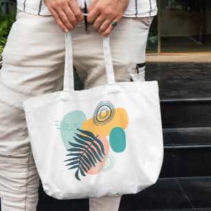 Farbige Abstrakt Tote Tasche