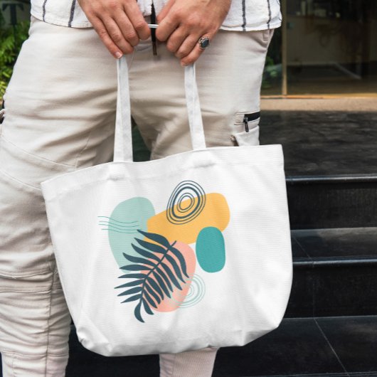 Farbige Abstrakt Tote Tasche