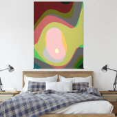 Farbige Abstrakte Art. 921 Leinwanddruck (Insitu (Schlafzimmer))