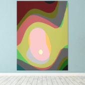 Farbige Abstrakte Art. 921 Leinwanddruck (Insitu (Holzboden))