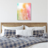 Farbige Abstrakte Art Rosa Blau Lila Grün Leinwanddruck (Insitu (Schlafzimmer))