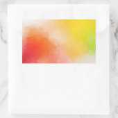 Farbige, Abstrakte, benutzerdefinierte Blank Moder Rechteckiger Aufkleber (Tasche)