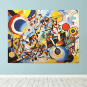 Farbige Abstrakte Bewegung Leinwanddruck (Insitu (Holzboden))