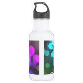 Farbige Abstrakte Blasen Trinkflasche (Rückseite)