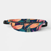 Farbige abstrakte Blätter Bauchtasche (Vorderseite)