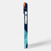 Farbige abstrakte Blätter Case-Mate iPhone Hülle (Rückseite / Links)