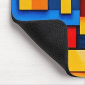 Farbige abstrakte Blöcke Mousepad (Ecke)
