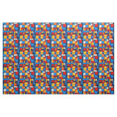 Farbige abstrakte Blöcke Stoff (Fat Quarter (45,7 x 55,9 cm))
