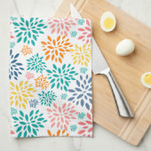 Farbige abstrakte Blume Geschirrtuch (Viertel Falte)