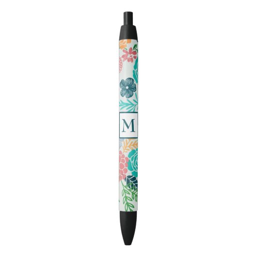Farbige Abstrakte Blume Kugelschreiber (Vorderseite Vertikal)