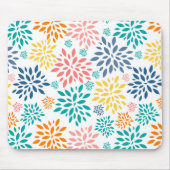 Farbige abstrakte Blume Mousepad (Vorne)