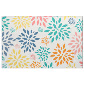 Farbige abstrakte Blume nahtlos Stoff (Fat Quarter (45,7 x 55,9 cm))
