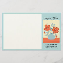Farbige abstrakte Blumenanordnung Illustration