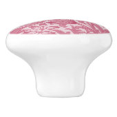 Farbige Abstrakte Blumenkohl- oder Dragemonogramm Keramikknauf (Seitenansicht)