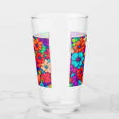 Farbige Abstrakte Blüte #79 Glas (Rechts)